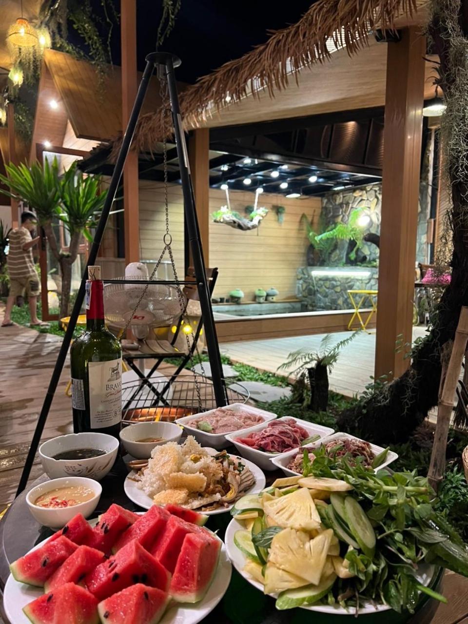 La Garden Homestay Long Xuyên Exterior foto